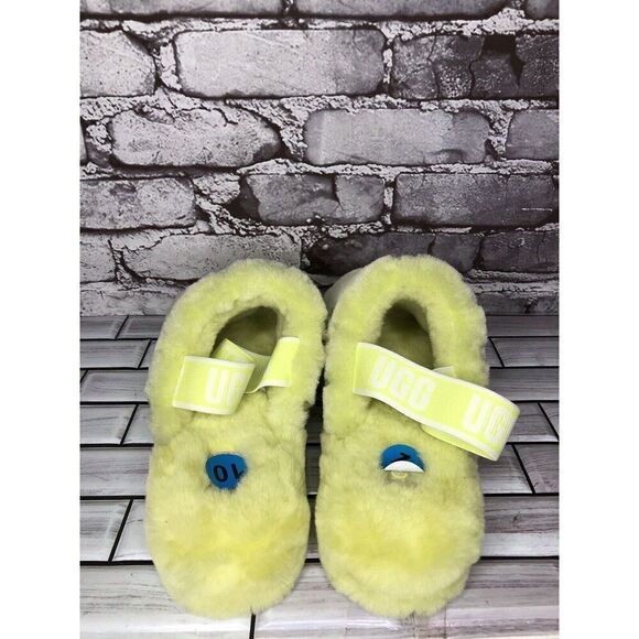 UGG Green Fluff Yeah Poppy California Slide Sandals Women 10M US/41EU 1118459 - Picture 4 of 16